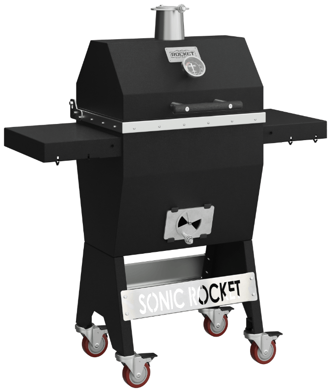 Small Silver Rocket grill