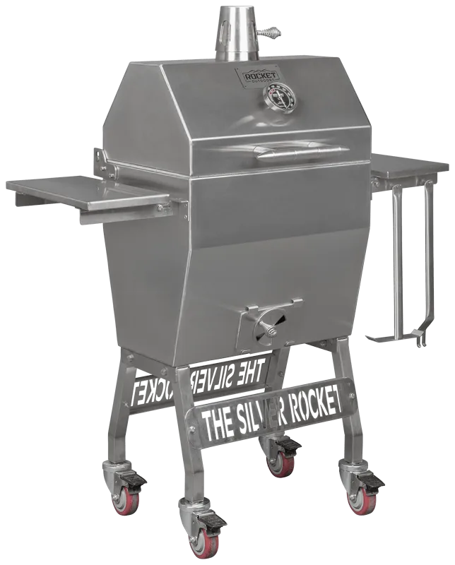 Small Silver Rocket grill